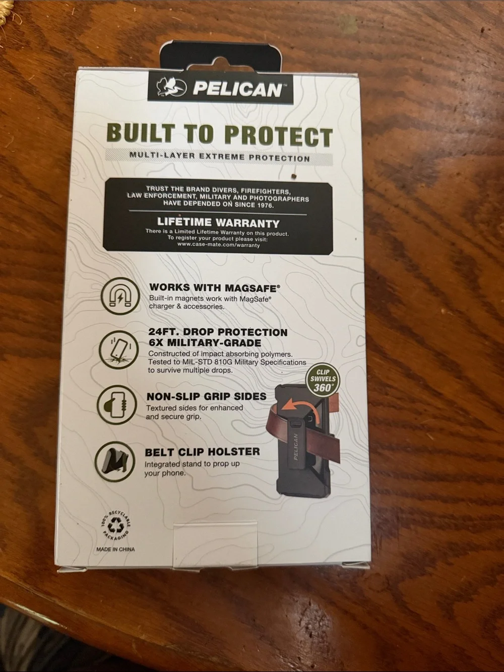 iPhone 17 pro max pelican voyager case w/clip holster